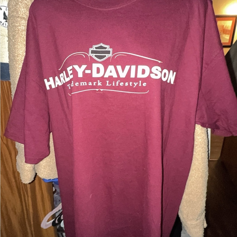 Harley-Davidson Red Short Sleeve Tee